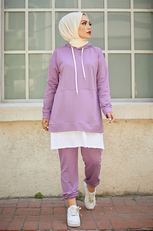 MDI Spor Takım 5462-3 Lila - Thumbnail