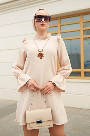 Metlisa Tunik 350TH-4075 Bej - Thumbnail