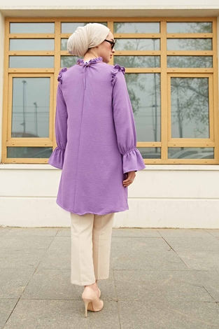 Metlisa Tunik 350TH-4075 Lila - Thumbnail