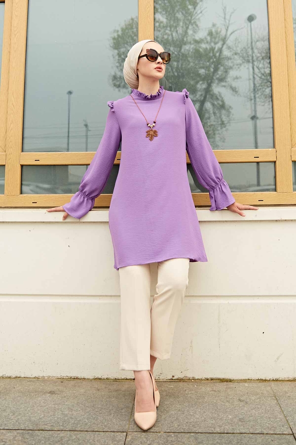 Th - Metlisa Tunik 350TH-4075 Lila