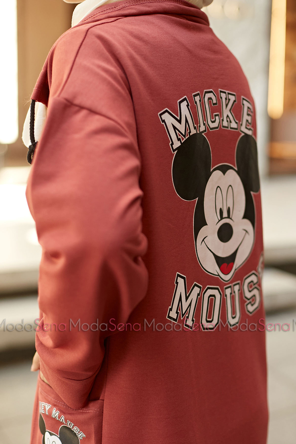 Mickey Mouse Baskılı Kap 8730-6 Gülk.