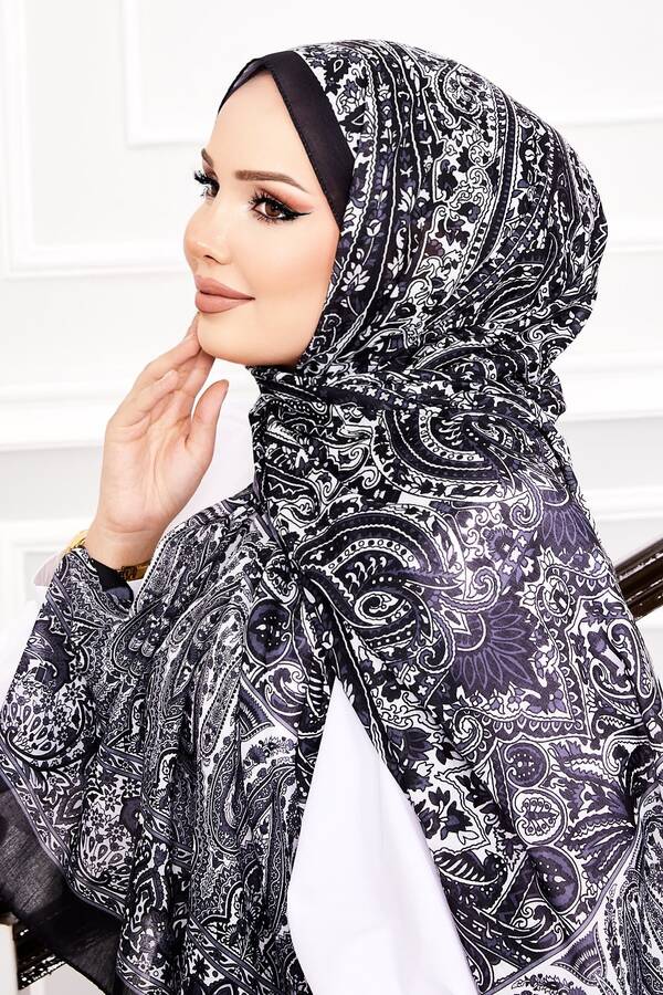 Kbr - Milenium Desen Soft Şal -3 (1)