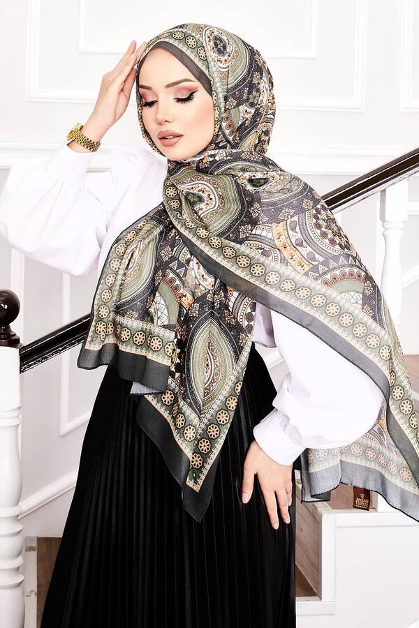 Mimoza Desen Soft Şal -10 Mimoza Desen Soft Şal -10
