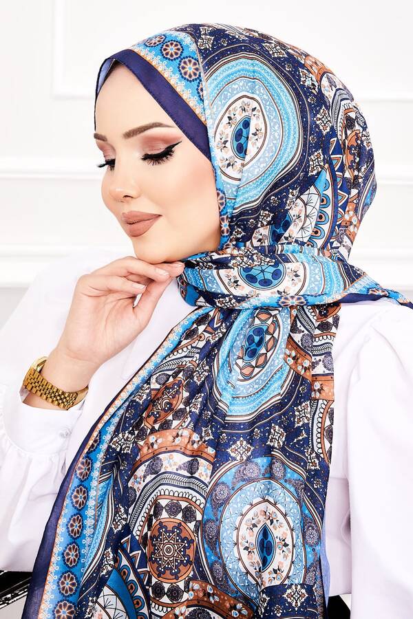 Kbr - Mimoza Desen Soft Şal -11 (1)