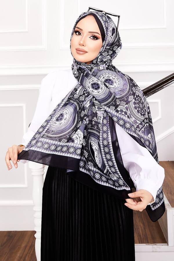 Mimoza Desen Soft Şal -2 Mimoza Desen Soft Şal -2