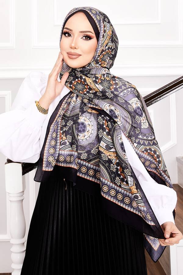 Mimoza Desen Soft Şal -6 Mimoza Desen Soft Şal -6