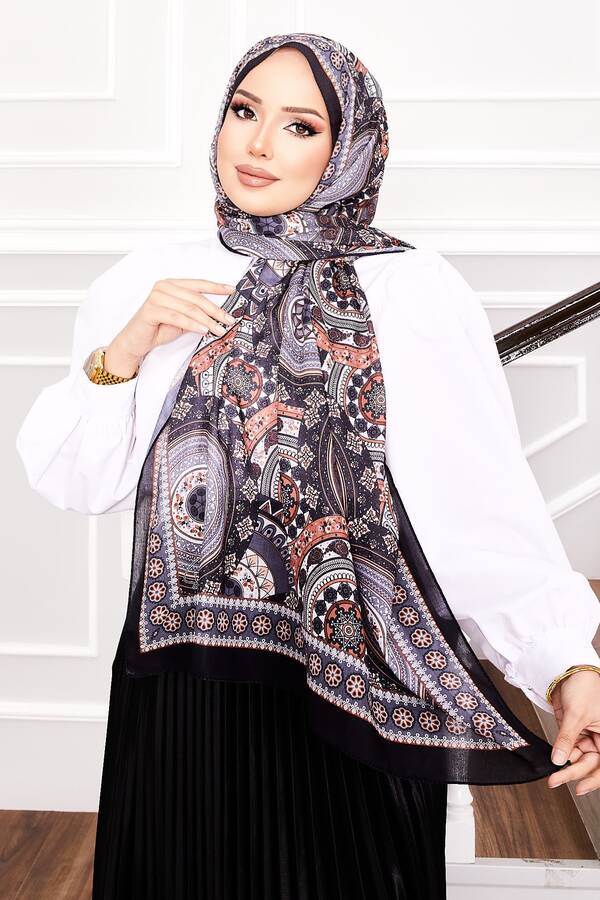 Mimoza Desen Soft Şal -8 Mimoza Desen Soft Şal -8