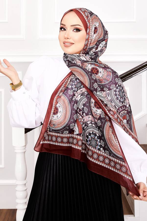 Mimoza Desen Soft Şal -9 Mimoza Desen Soft Şal -9