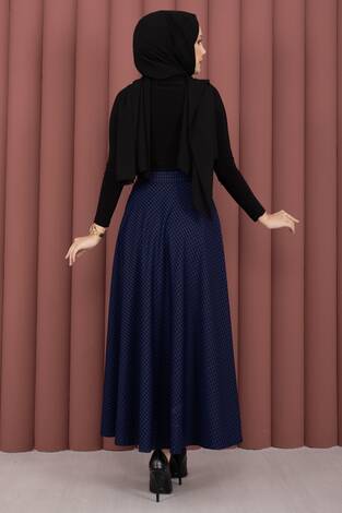 Mini Pötikare Desen Etek Saks - Thumbnail