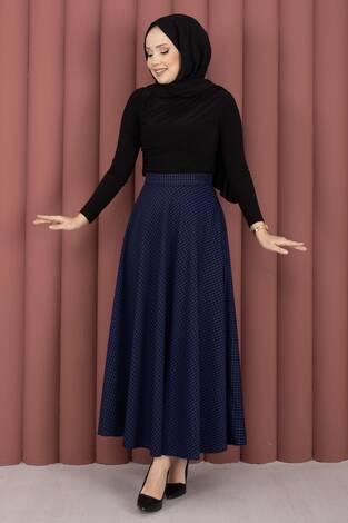 Mini Pötikare Desen Etek Saks - Thumbnail