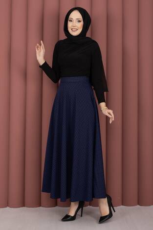 Mini Pötikare Desen Etek Saks - Thumbnail