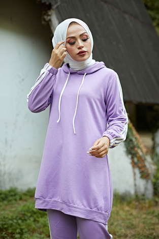 Must İkili Spor Takım 4727-2 Lila - Thumbnail