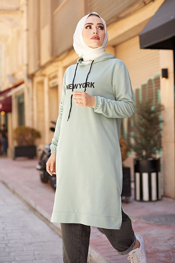  - Newyork Sweat-tunik 9066-1 Mint (1)