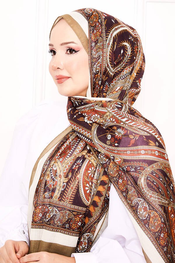 Kbr - Otantik Desen Soft Şal -5 (1)