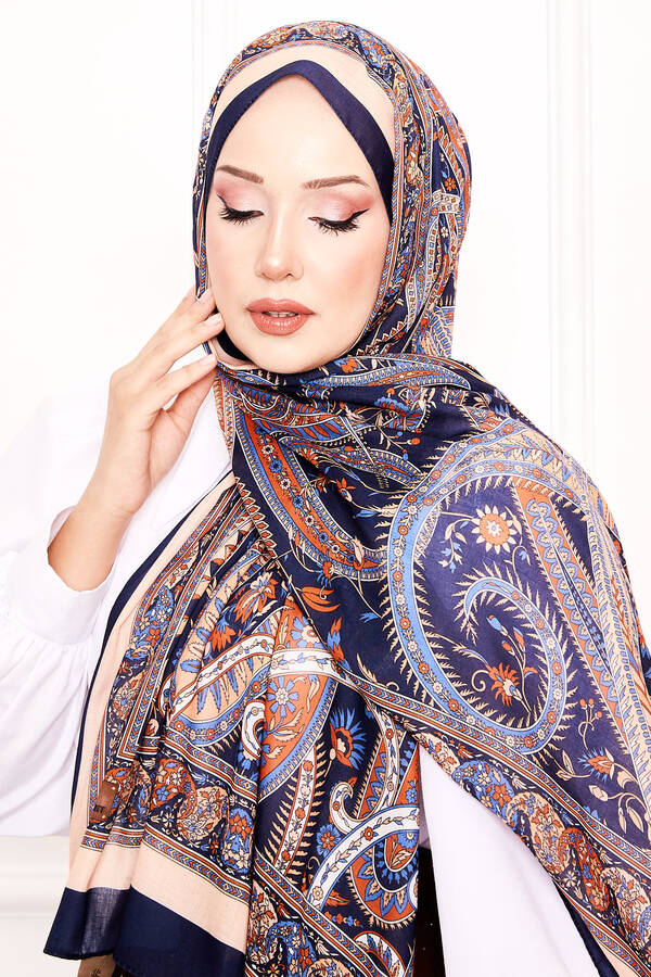 Kbr - Otantik Desen Soft Şal -7 (1)