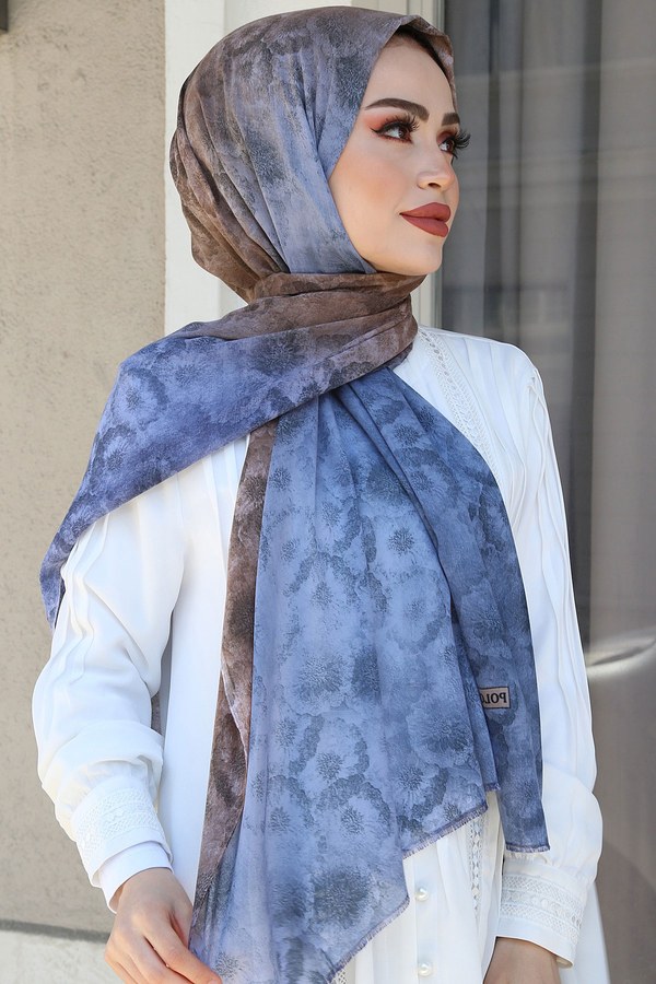  - Pamuklu Desenli Şal 7809-10 (1)