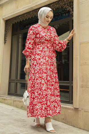 Yasemin Desen Çingene Elbise 100MD11483-5 - Thumbnail