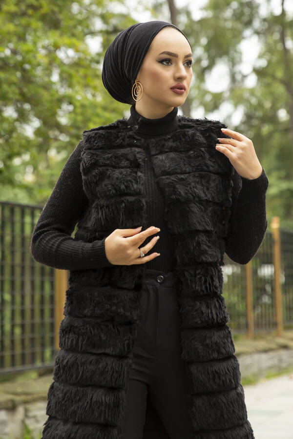  - Plush Vest 2144-1 Black (1)