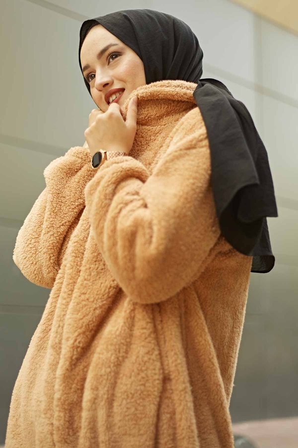 SB - plush cardigan 180SB9822 Honey Foam Color (1)