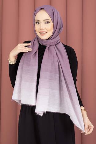 Renk Geçişli Modern Şal Serisi Lila