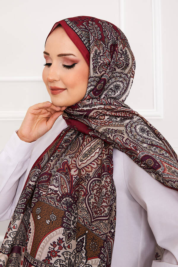 Msc - Retro Desenli Tesettür Şal -4 (1) Msc - Retro Desenli Tesettür Şal -4 (1)