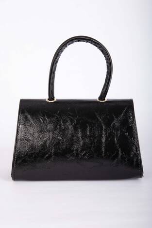 Rugan El & Omuz Çantası Siyah - Thumbnail