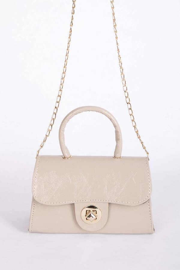 Dmç - Rugan El & Omuz Çantası Vizon (1)