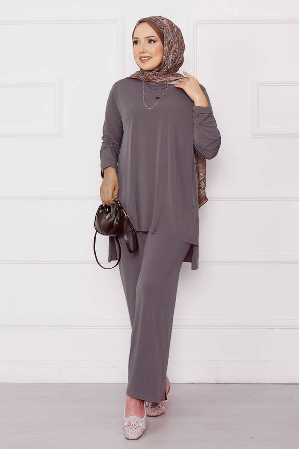 Salaş Rahat Kalıp İkili Sandy Takım Füme