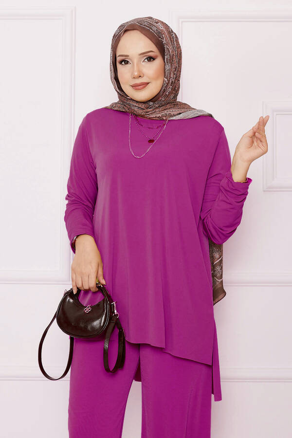 Özk - Salaş Rahat Kalıp İkili Sandy Takım Fuşya (1) Özk - Salaş Rahat Kalıp İkili Sandy Takım Fuşya (1)