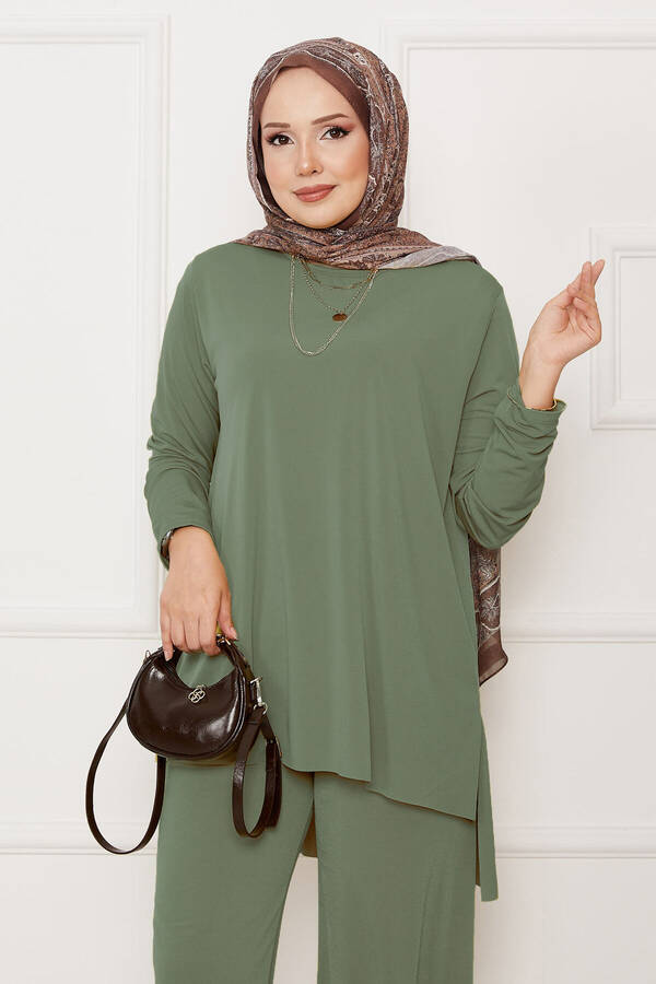 Özk - Salaş Rahat Kalıp İkili Sandy Takım Mint (1)