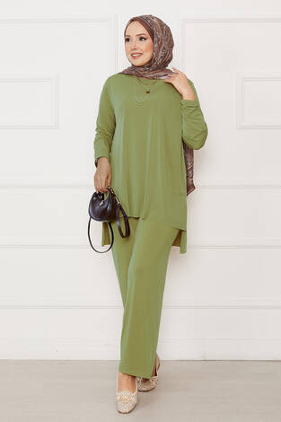 Salaş Rahat Kalıp İkili Sandy Takım Mint - Thumbnail