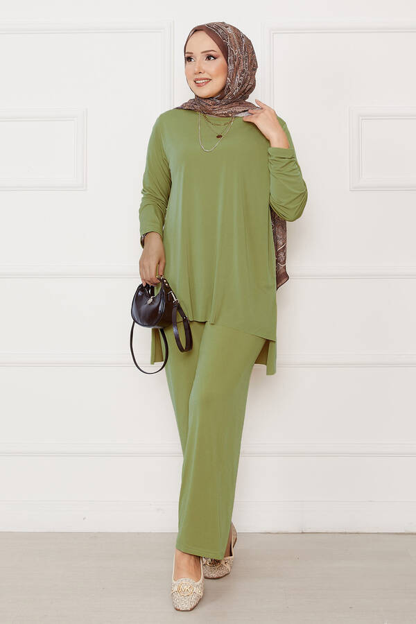 Özk - Salaş Rahat Kalıp İkili Sandy Takım Mint