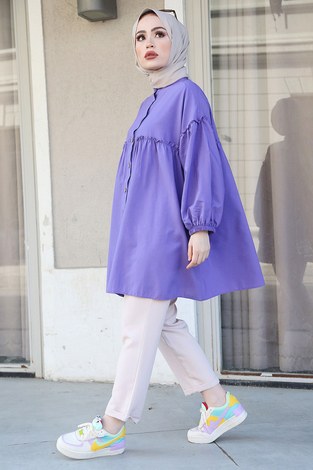 Salaş Tesettür Tunik NC2727-10 - Thumbnail