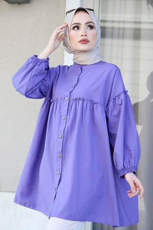 Salaş Tesettür Tunik NC2727-10 - Thumbnail