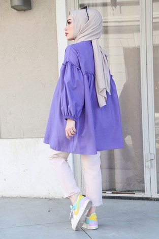 Salaş Tesettür Tunik NC2727-10 - Thumbnail