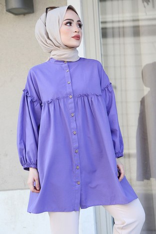 Salaş Tesettür Tunik NC2727-10 - Thumbnail