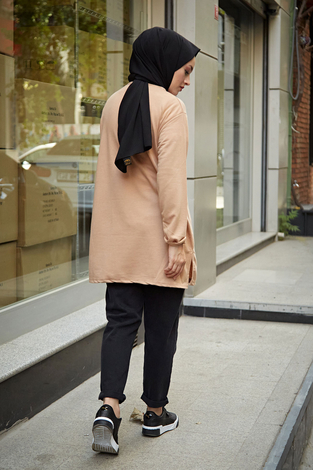 SBH Brunch Spor Tunik 6721-2 Camel - Thumbnail