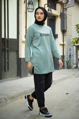 SBH Brunch Spor Tunik 6721-4 Haki - Thumbnail