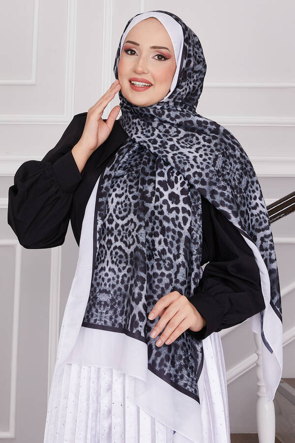Sena Leopar Desenli Şal Leopar - 3