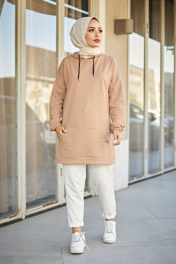  - EMR SET Sweat Tunik 6744-3 Camel