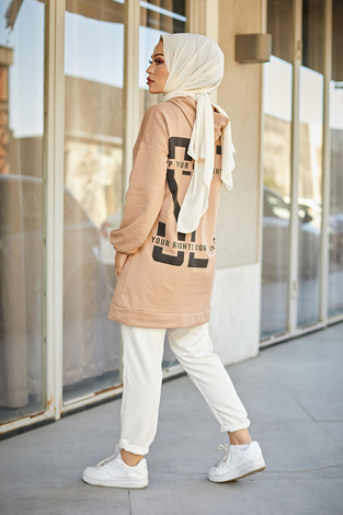 EMR SET Sweat Tunik 6744-3 Camel - Thumbnail