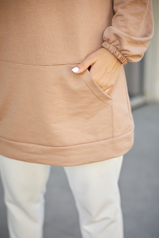 EMR SET Sweat Tunik 6744-3 Camel - Thumbnail