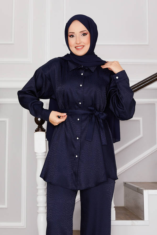 MD - Seyyar Kuşaklı Jakar İkili Takım Lacivert (1) MD - Seyyar Kuşaklı Jakar İkili Takım Lacivert (1)