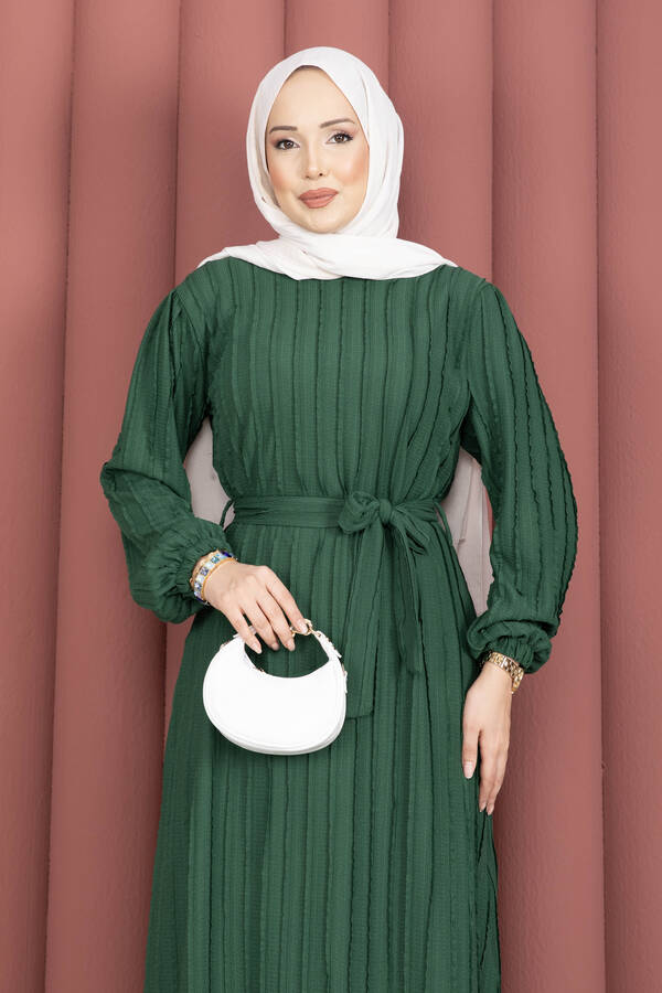 Tkm - Seyyar Kuşaklı Zaranur Elbise Benetton (1)