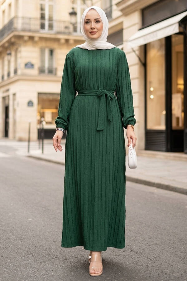 Tkm - Seyyar Kuşaklı Zaranur Elbise Benetton