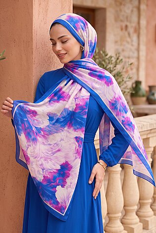 Soft Floral Şal Serisi Saks