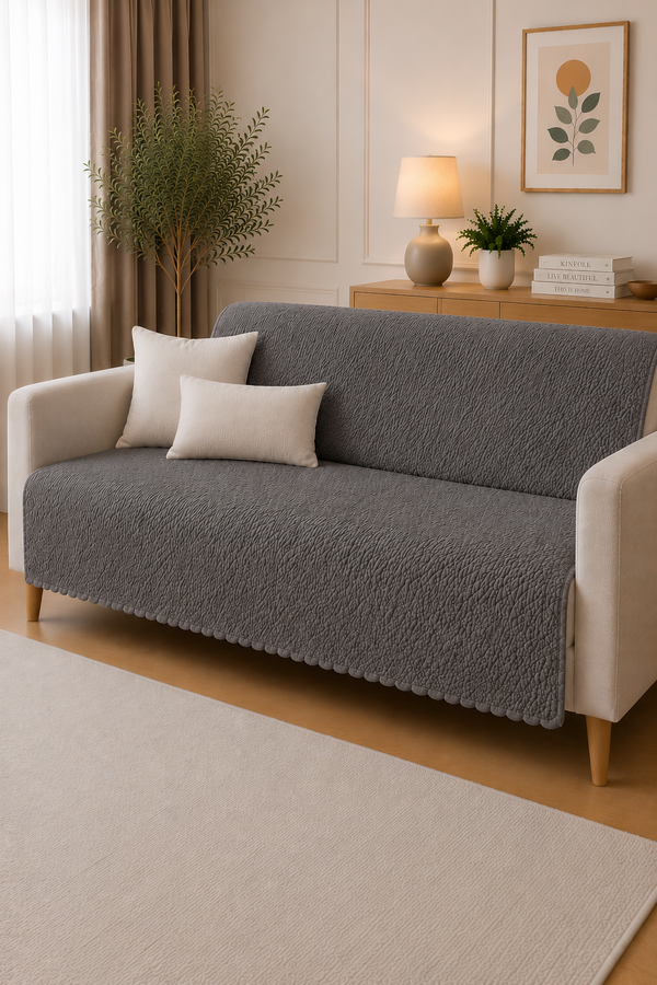 Hby - Soft Koltuk Örtüsü Füme