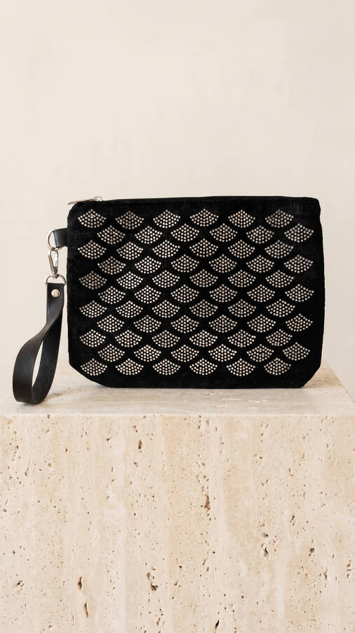 Tkm - Stilize Taş Detaylı Portföy Çanta -133