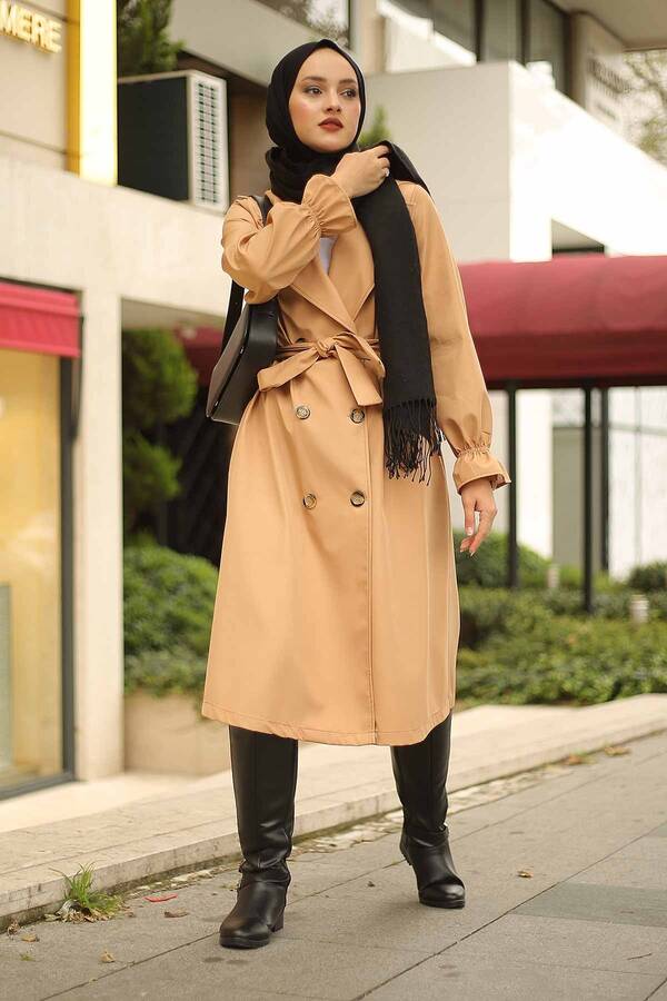 Style Trench Coat 10067- 2 Camel 