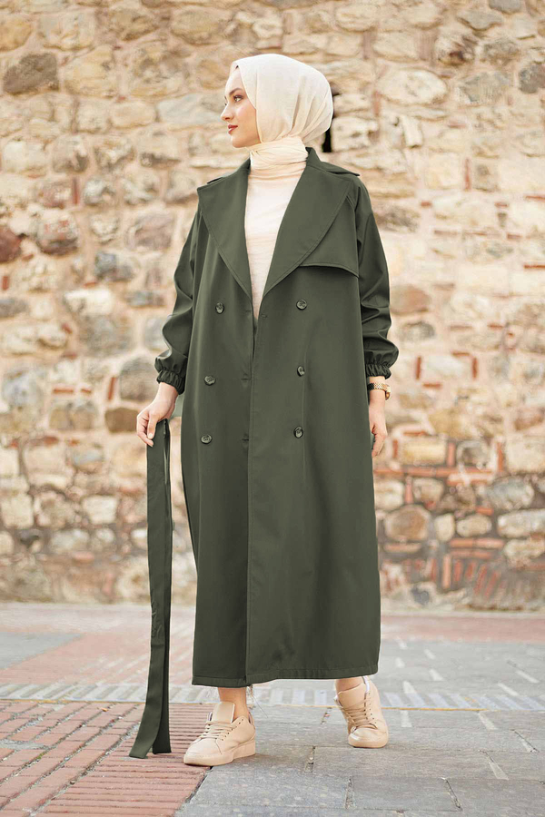Style Trench coat 10070-2 Dark Khaki
